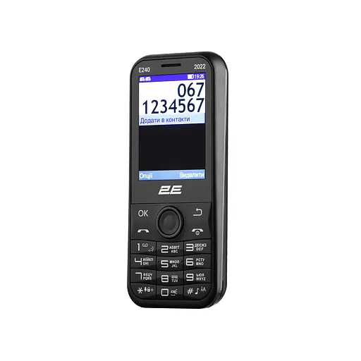 Мобільний телефон 2E E240 2022 Dual SIM Black - фото 4