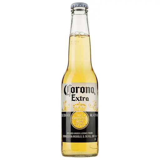 Уценка. Пиво Corona Extra светлое пастеризованное 4.5% 0.33 л (839544)