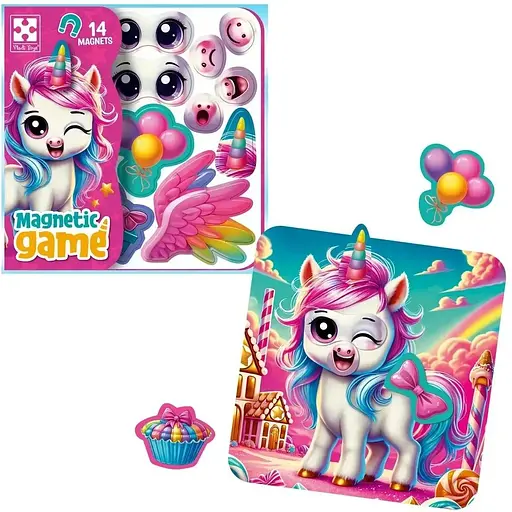 Гра розвиваюча магнітна Vladi Toys Емоції Єдиноріжки VT3220-01 Різнокольоровий - фото 1