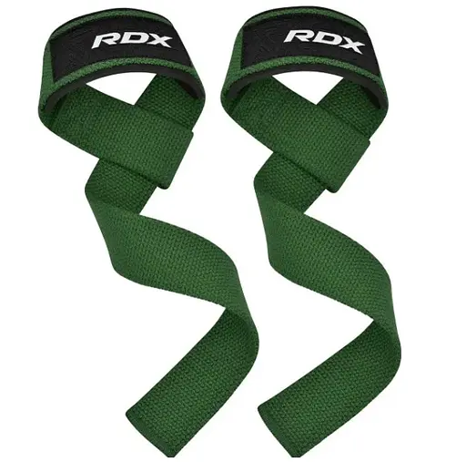 Лямки для тяги RDX W1 Gym Single Strap Army Green Plus (WAN-W1AG+) - фото 1