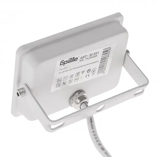 Прожектор Brille вуличний LED вологозахищений IP65 HL-28/10W CW - фото 2