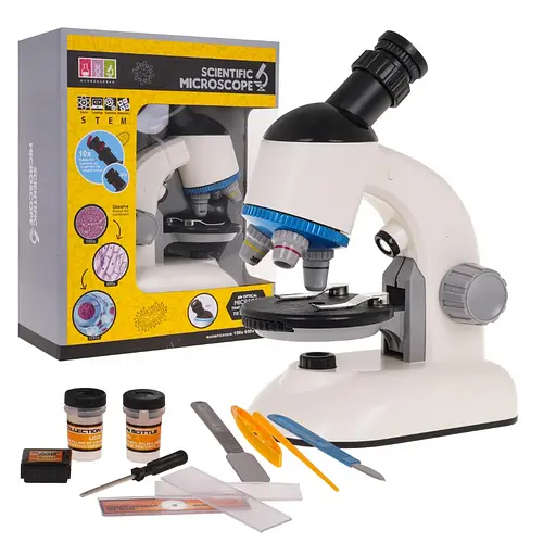 Дитячий мікроскоп для юних дослідників + аксесуари Ramiz