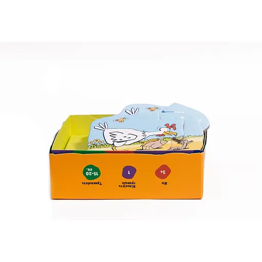 Пазлы для детей Такая Мака Пазл Курочка 6 элементов (180001-UA) - фото 4