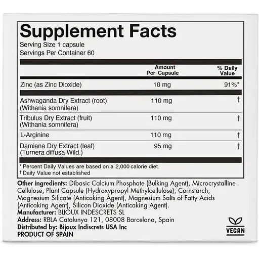 Капсули для лібідо Bijoux Indiscrets Sex au Naturel - Orgasm Glow - фото 5