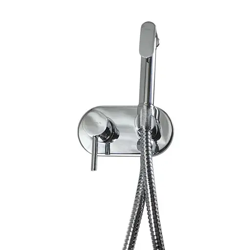 Змішувач вбудований з гігієнічним душем Globus Lux Niagara GLN-2-106 Chrome 30412 - фото 5