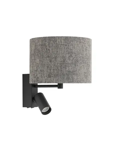 Бра, настінний світильник Nowodvorski 11677 Lago A E27|GU10 (R35) 10W|10W IP20 сірий - фото 1