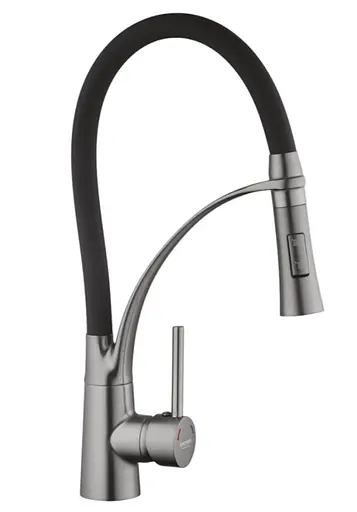 Змішувач для кухні Kroner KRP Ersel - GRP03393BLK (CV033800) - фото 1