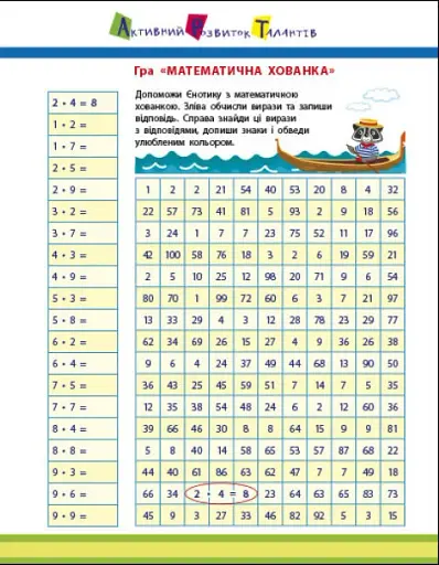 АРТ вирізалка: Множення - фото 3