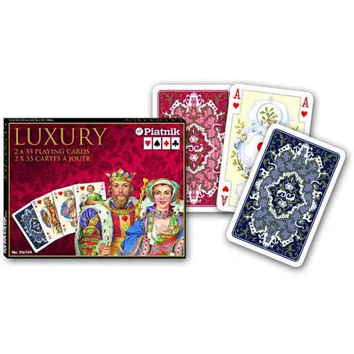 Карты игральные Piatnik Роскошь (Luxury) (2 колоды) (PT-216749) - фото 1