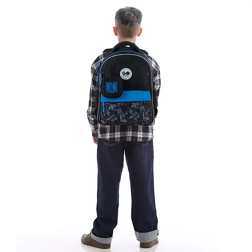 Рюкзак GoPack Education 182M Fearless Vibe Чорний (GO26-182M-6) - фото 15