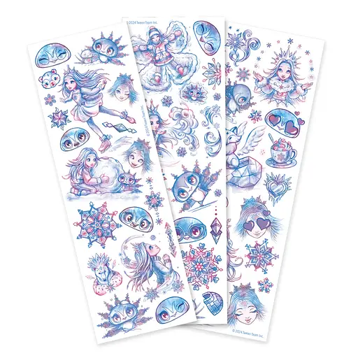 Набор временных татуировок Звездные рисунки "Айсеана" Nebulous Stars 11458-2 боди-арт - фото 2