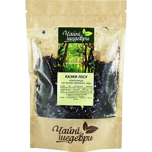 Уцінка. Чай зелений Чайні шедеври Казки лісу 500 г - фото 1