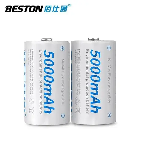 Аккумулятор Ni-MH Beston D R20 5000мАч - фото 2