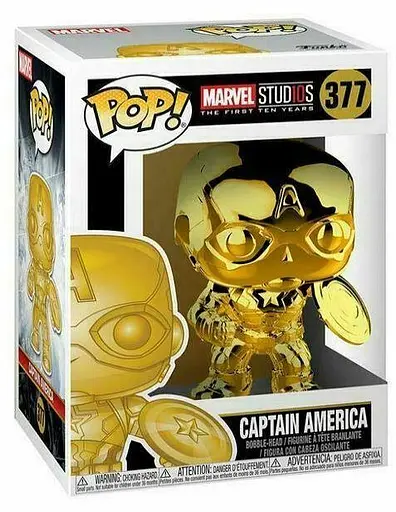 Фігурка Funko Pop Marvel Studios 10 Captain America Капітан Америка Марвел 10 см MS CA377 - фото 4