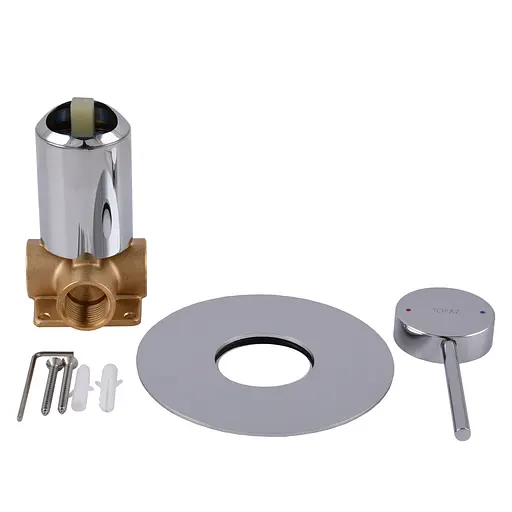 Змішувач для душу TOPAZ LOFT TLF 32705-H75-C вбудований латунний для ванної кімнати стильний і надійний - фото 4