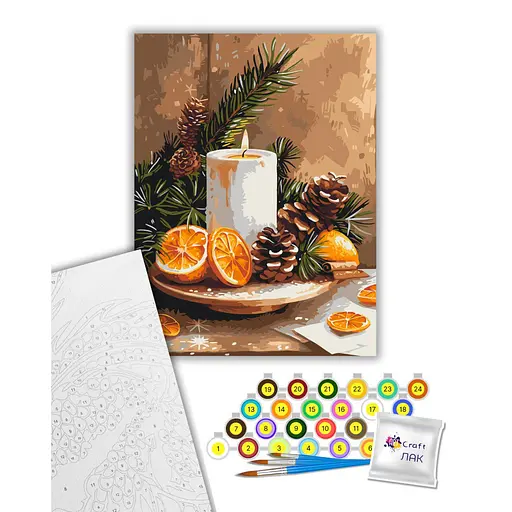 Картина за номерами "Апельсиновий затишок" 12517-AC 30х40 см - фото 2