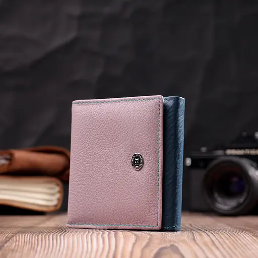 Кожаный женский кошелек ST Leather 10х9.5х1.5 см acs0028420 - фото 6