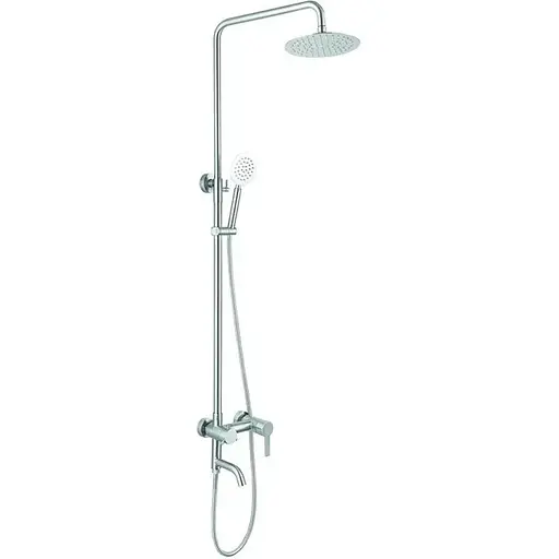 Душевая система Zerix NOX-009-J ZX3263, Нержавеющая сталь - фото 1