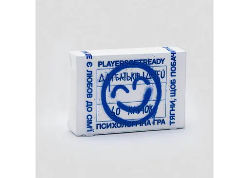 Настільна гра PLAYERSGETREADY Психологічна гра для батьків і дітей, міні видання (60 карток) (укр.) (ParentsKids#Ua)