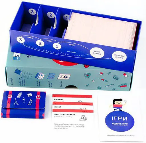 Настольная игра English Student Карточки для изучения медицинского английского языка English Student Medical English (укр.) (59123251) - фото 2