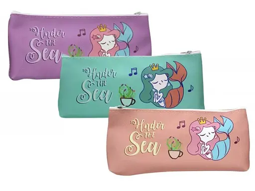 Пенал-косметичка на 1 блискавку, принт Русалки (В асортименті) - фото 2