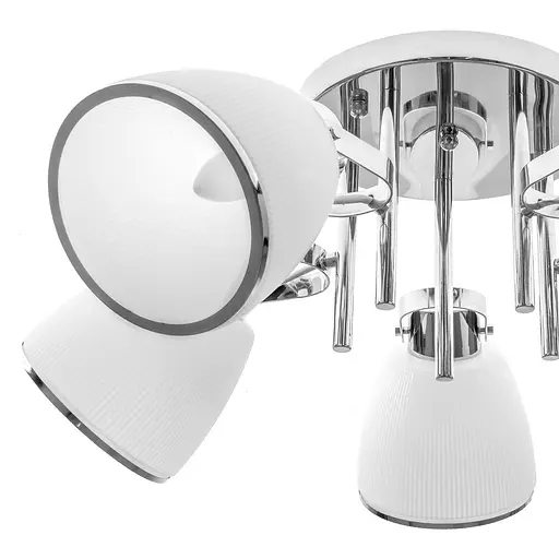Люстра стельова Brille для коридору E27 60W CH (LK-638C/5) - фото 4