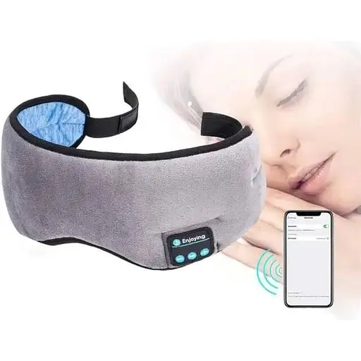 Маска для сну та подорожей з Bluetooth гарнітурою та USB зарядкою - фото 5
