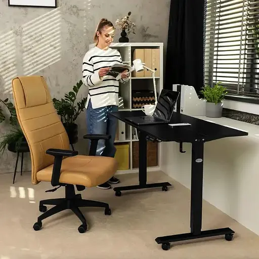 Офисное кресло Di Volio Adelo бежевый - фото 10