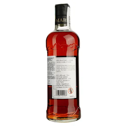 Віскі Mars Cosmo Wine Cask Finish 43% 0.7 л в подарунковій упаковці - фото 5