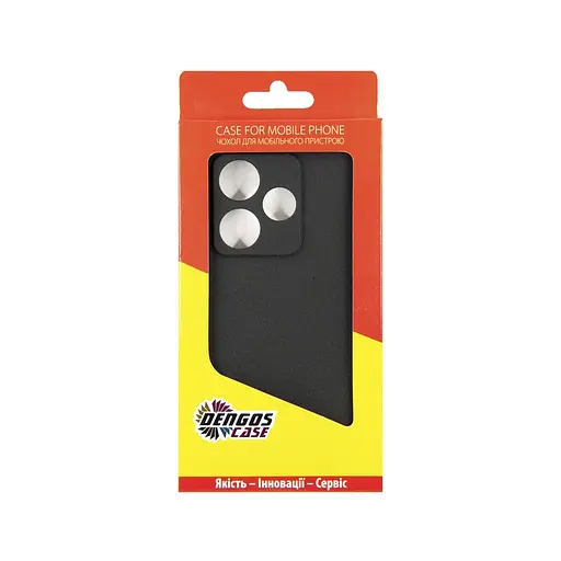 Чехол для мобильного телефона Dengos Carbon Xiaomi Redmi 13 4G (black) (DG-TPU-CRBN-199) - фото 5