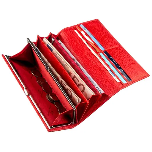 Кожаный женский кошелек ST Leather 18.5х9 см acs0015900 - фото 5