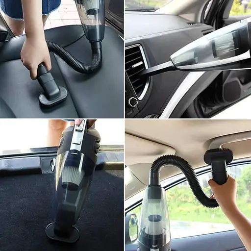 Автомобильный пылесос мощный USB аккумуляторный ручной беспроводной 120W - фото 3