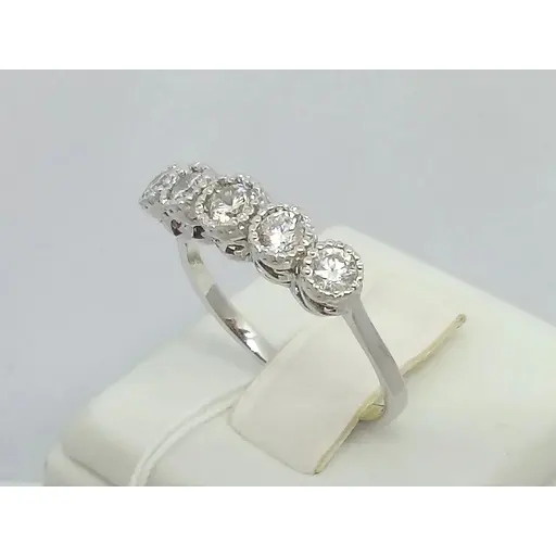 Золоте кільце Гаразд з фіанітами. 3523570Б 18 - фото 5