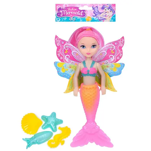 Кукла, 17 см, русалка, фея, аксессуары (в ассортименте)