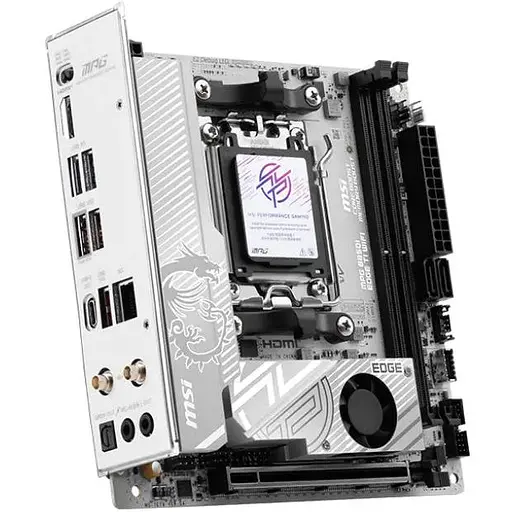 Материнская плата MSI MPG B850 EDGE TI WIFI sAM5 B850 2xDDR5 M.2 HDMI WiFi BT mITX - фото 2