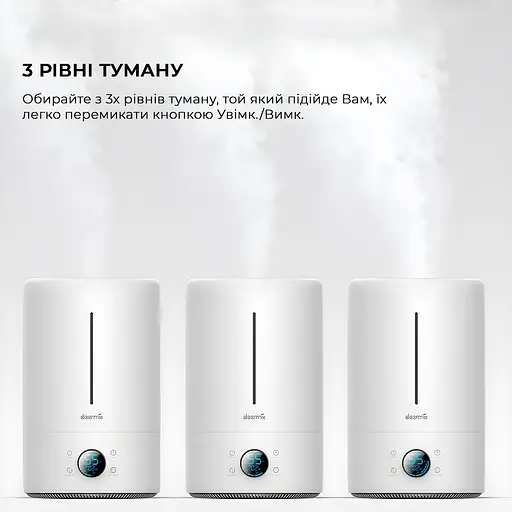 Зволожувач повітря з УФ-лампою Deerma 5L DEM-F628S - фото 9