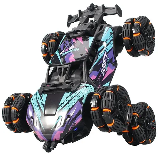 Дитячий восьмиколісний джип на радіокеруванні SHT 2330 2.4G (with 2 remote) Violet - фото 2