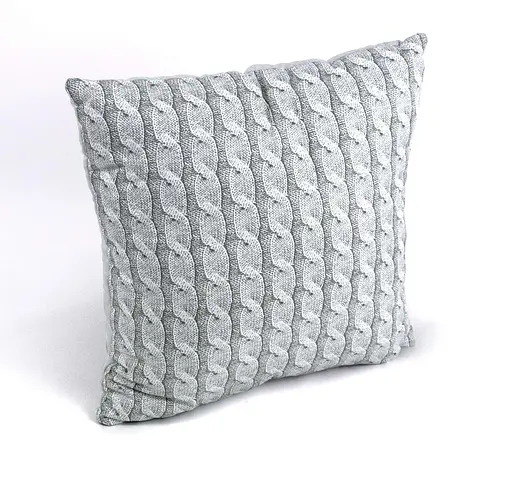 Подушка Руно 50х50 силиконовая Grey Braid Р306.52_Grey Braid