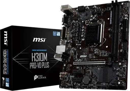 Материнская плата MSI H310M Pro-VD Plus LGA 1151v2 (H310M PRO-VD PLUS) Б/У - фото 1