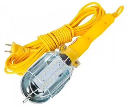 Світильник ліхтар WD-361 для СТО із гачком жовтий 10 м - фото 2