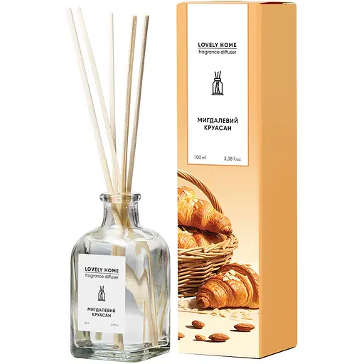 Аромадифузор Lovely Home Миндальный круассан 100 мл (AD-MC-LH)