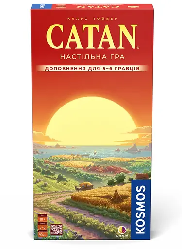 Catan (доп. 5-6 игроков) Rozum - Настольная игра (R101UA)