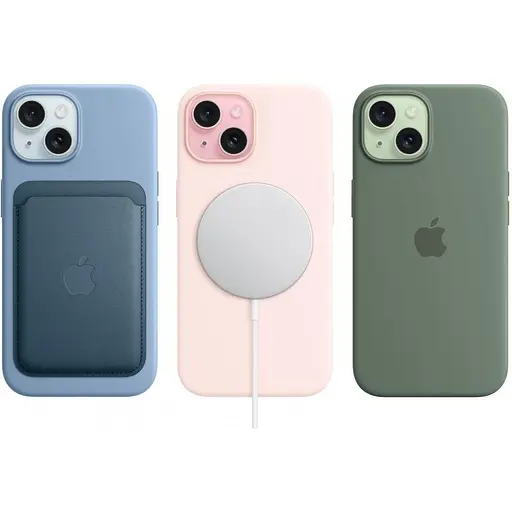 Смартфон Apple iPhone 15 256 ГБ Black MTP63 - фото 7