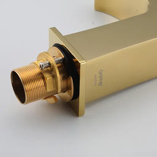 Змішувач для умивальника Gappo G1007-13 Золотий - фото 5