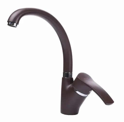 Смеситель для кухни Globus Lux GLQU-0203S-BIG-6-Marone Коричневый - фото 4