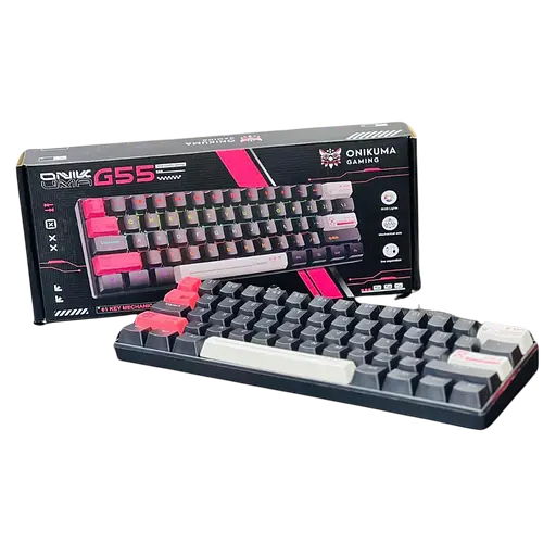 Клавиатура Onikuma G55 Tea Switch Black (G55-TS-B) - фото 3