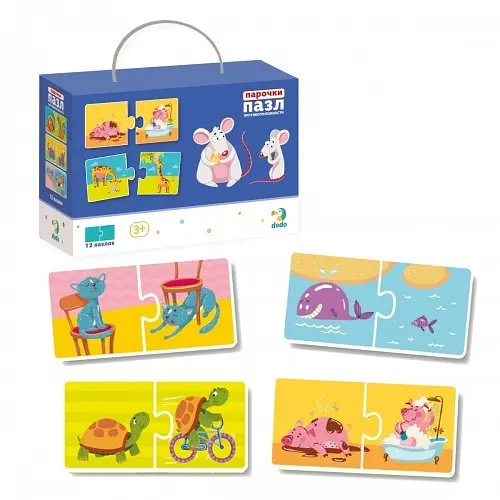 Обучающая игра-пазл "Противоположности" DoDo Toys 300151, 24 элемента - фото 4