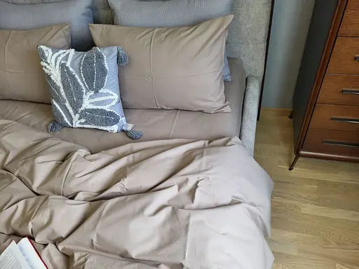 Комплект постельного белья бязь PREMIUM бежевый - двухспальный - фото 4