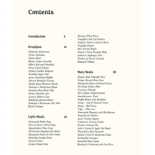 Recipes from the World of Tolkien Volume II. The Elven Cookbook - фото 2