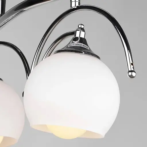 Люстра стельова Brille класична E27 60W CH (LK-435C/3) - фото 2